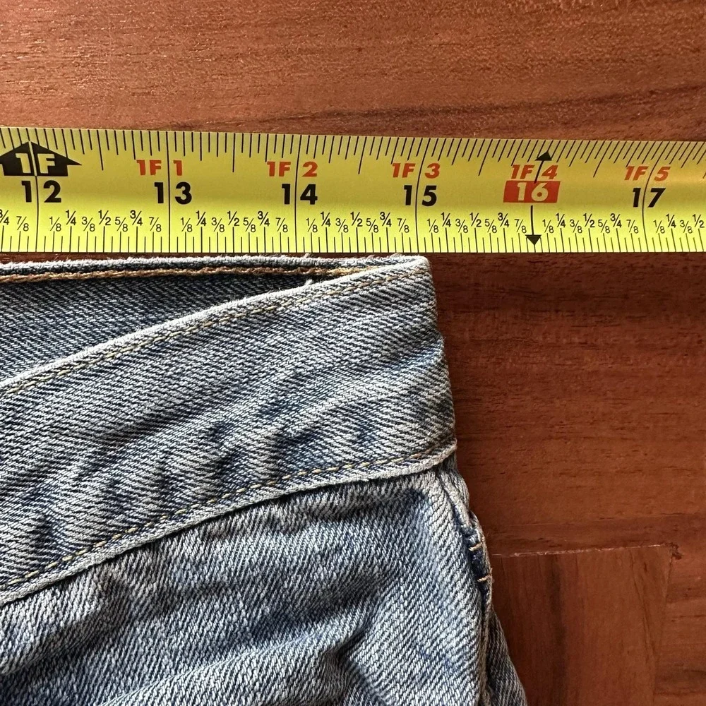 Levi's 520 Slouch Skinny Jeans Womens 18 Regular Blue‎ Cotton Runs Small